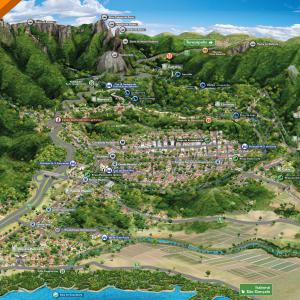 Mapa Turístico de Guapimirim RJ