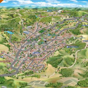 Mapa ilustrado e turístico de Morungaba SP