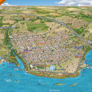 Mapa turístico de Presidente Epitácio SP